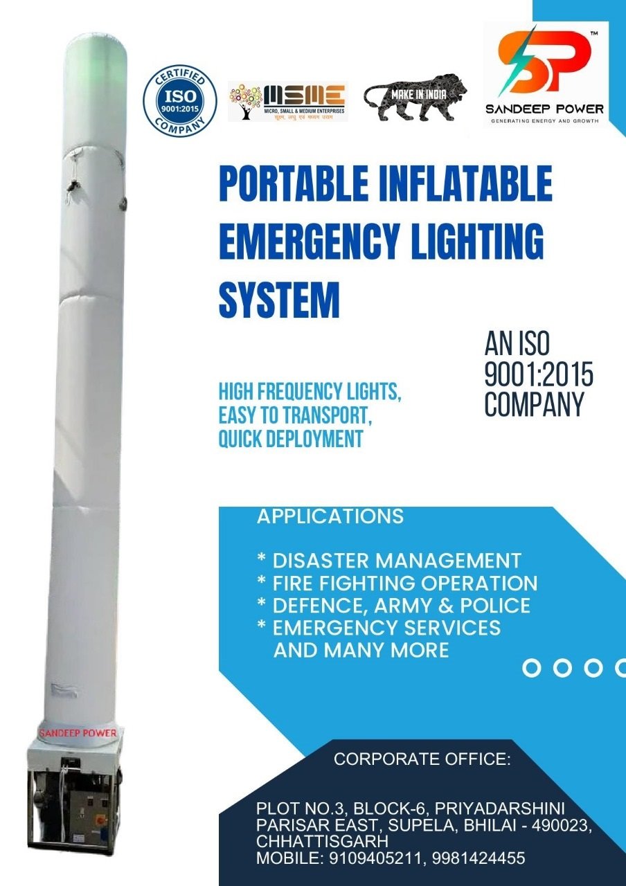 Sandeep Power Inflatable Mobile Lighting Tower